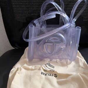 Telfar Small Clear Mini Shopping Bag